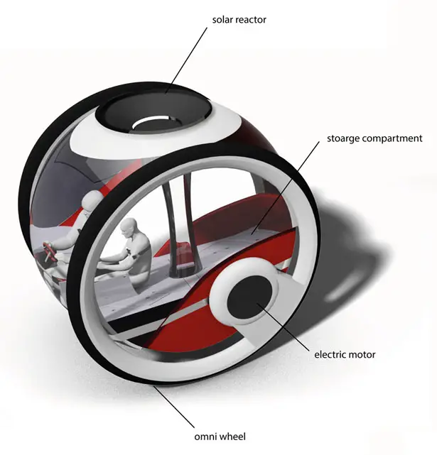 Infinitlar Autonomous Futuristic Vehicle by Jex Chau