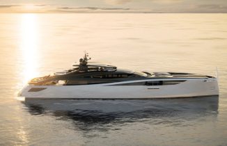 Rossinavi Infinity 42 BluE Superyacht Is Crafted Entirely from Lightweight Aluminum
