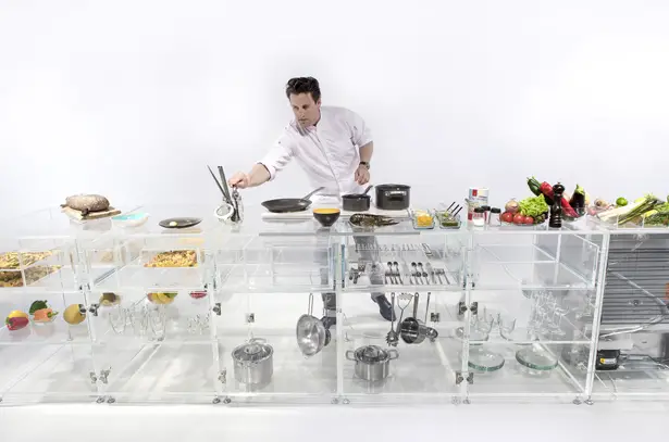 Infinity Kitchen: Transparent Kitchen by MVRDV