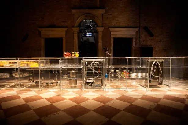 Infinity Kitchen: Transparent Kitchen Installation by MVRDV