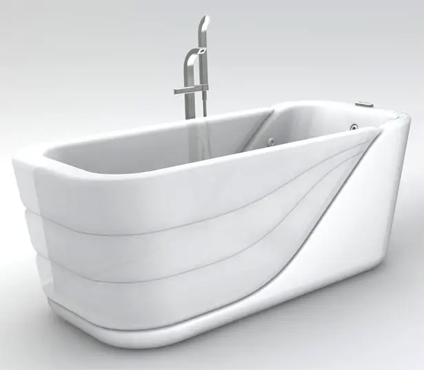 Inflatable Bathtub to Reduce The Possibility of Accidental Slipping or Falling