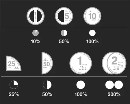 infographic coins