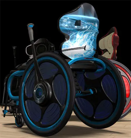 Innovative Wheel Chair Leeding E.D.G.E Enables User Roam Around Even In A Standing Position