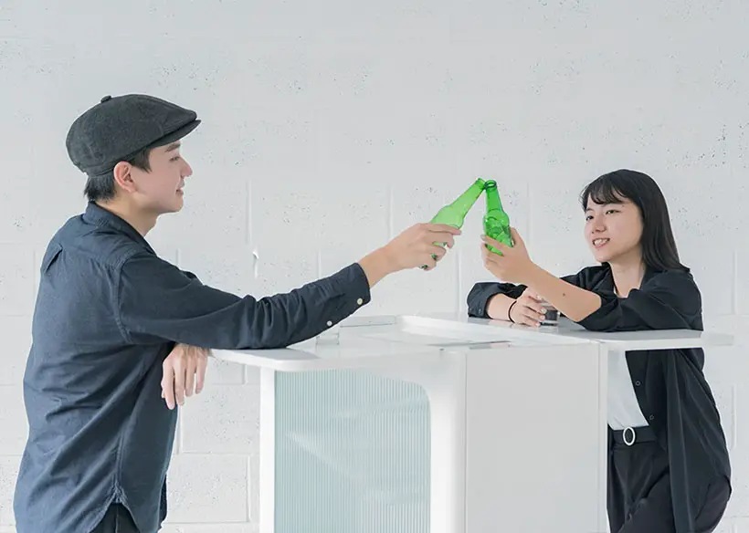 Interactive Glass Recycle Bin