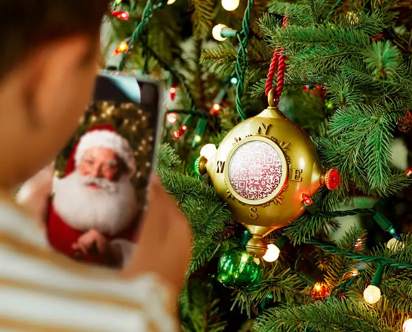 Interactive Santa Ornament with Journal