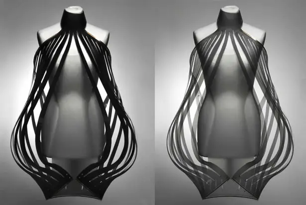 Intimacy 2.0 Dress Turns Transparent When You're Turned On by Studio Roosegaarde