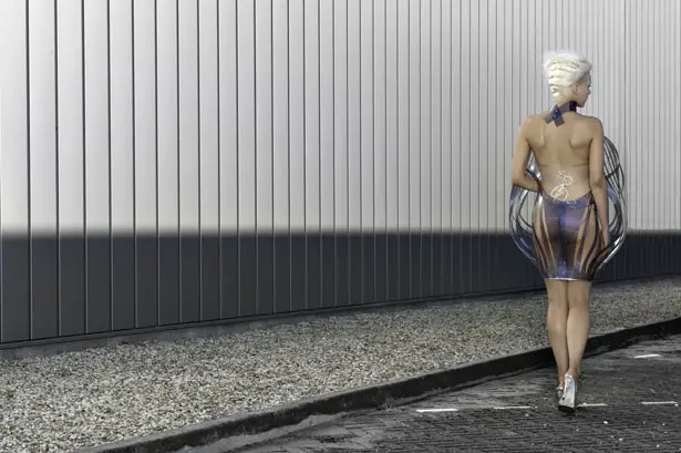 Intimacy 2.0 Dress Turns Transparent When You're Turned On by Studio Roosegaarde