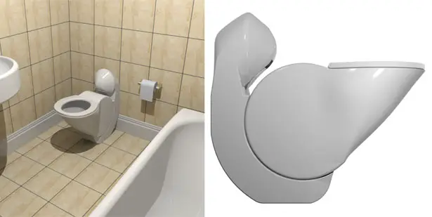 Iota Folding Toilet by Gareth Humphreys and Elliott Whiteley