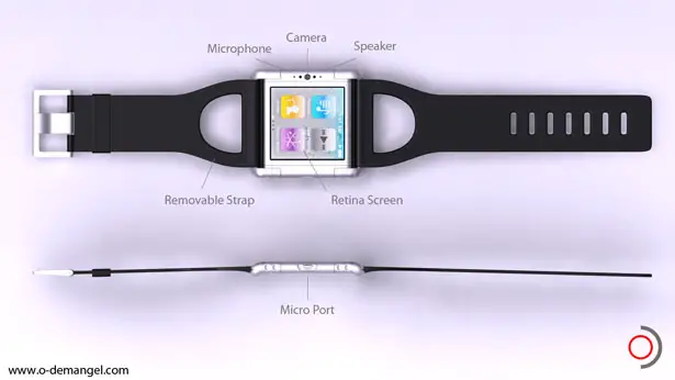 iPhone Nano Watch by Olivier Demangel