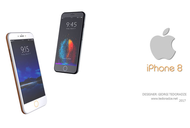 iPhone8 Concept Design Proposal by Giorgi Tedoradze