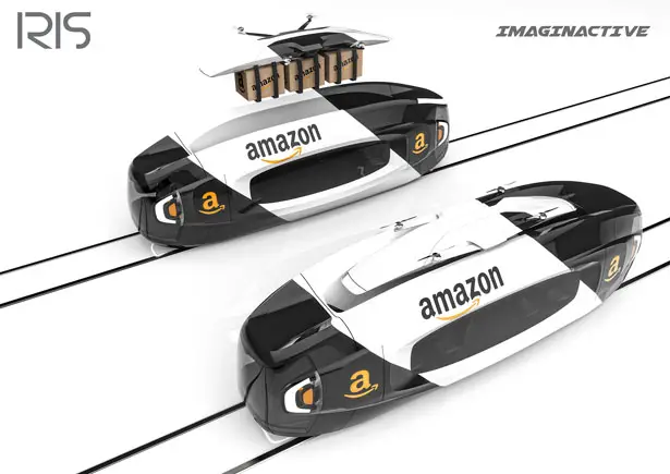 Iris Robotic Delivery System Proposal for Amazon by Charles Bombarider and Martin Rico