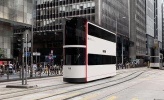 Island Double-Decker Driverless Tram Concept for Hong Kong in Post-Covid Era