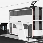 Island Double-Decker Driverless Tram for Hong Kong by Andrea Ponti