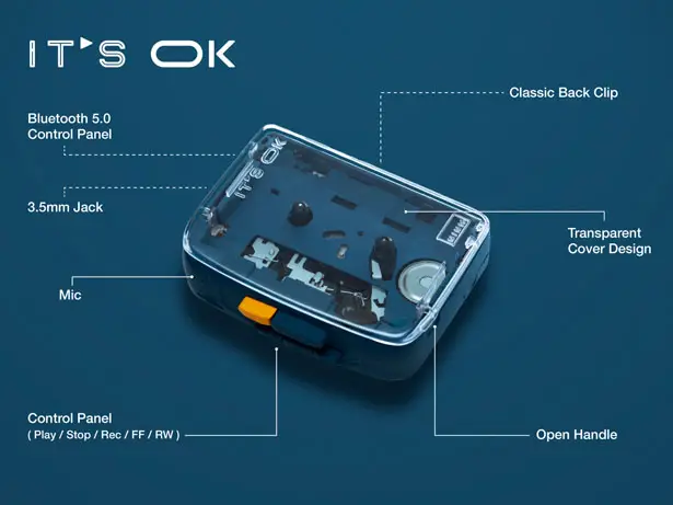 IT'S OK Bluetooth 5.0 Cassette Player