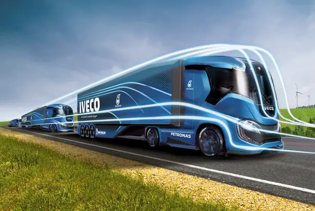 Futuristic Iveco Z Truck - Next Generation Zero-impact concept truck