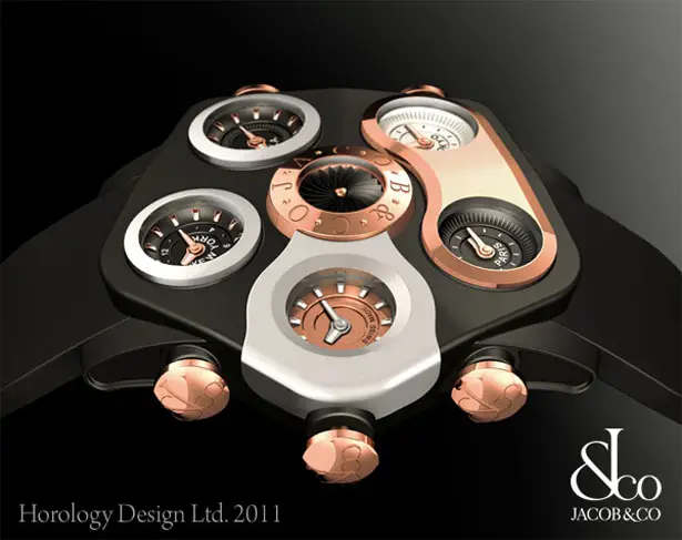 Jacob & Co five timezone collection by Horology Design