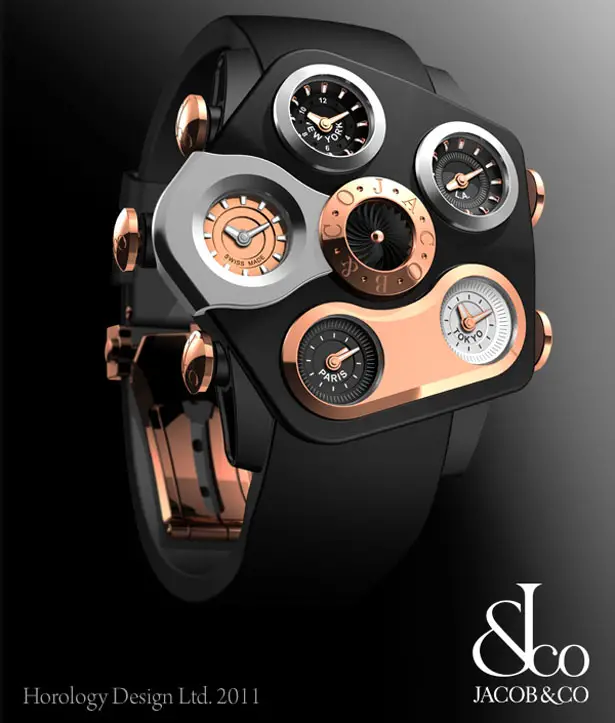 Jacob & Co five timezone collection by Horology Design