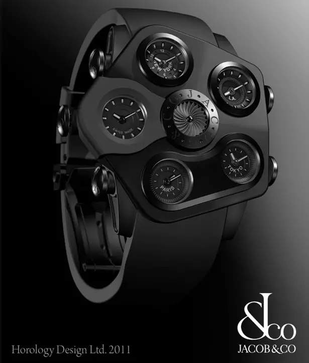 Luxury Jacob & Co Five Timezone Collection by Jacques Fournier from Horology Design