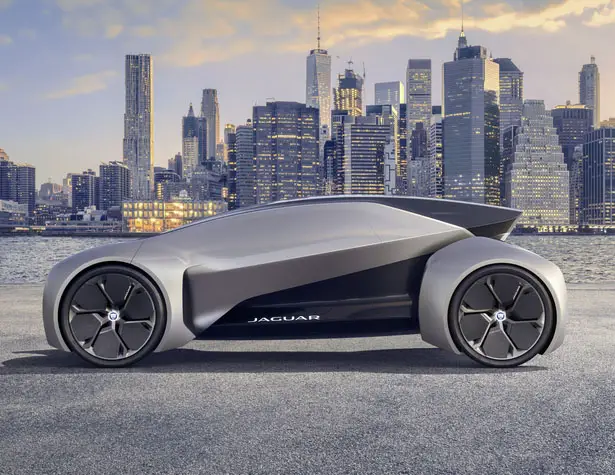Futuristic Jaguar Land Rover Future-Type Concept Electric Car