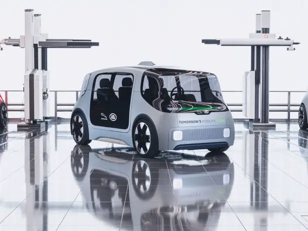 Jaguar Land Rover 'Project Vector' Multi-Use Electric Vehicle