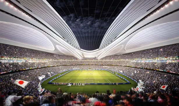 Japan National Stadium by Zaha Hadid Architects