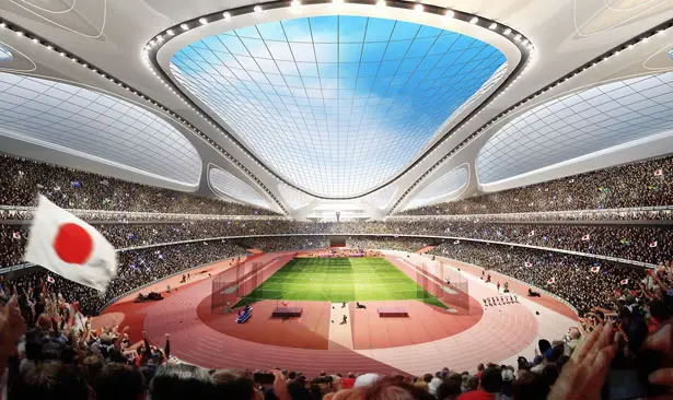 Japan National Stadium by Zaha Hadid Architects