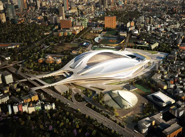 Japan National Stadium by Zaha Hadid Architects