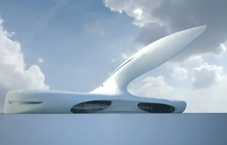 jerome olivet futuristic jet house