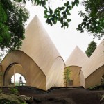 Jikka Teepee Shaped Buildings by Issei Suma