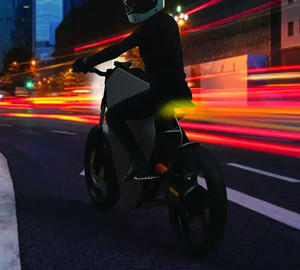 Kaishi Multi-Positional Electric Motorcycle Concept by Sean Cruickshank