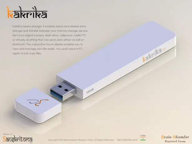 Kakrika Touchscreen 120 GB USB Drive Replacement Gadget