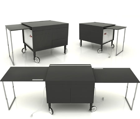 Kanapetko Desk Gives More Working Space Without Occupying A Lot Of Your Interior