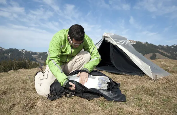 Kando Backpack and Tent by Damian Schneider