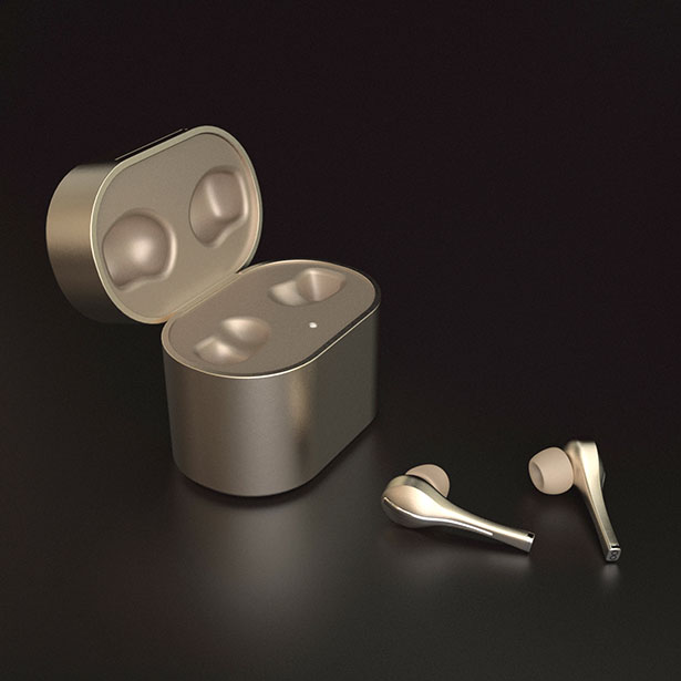 KapKi Concept Earbuds by Apostol Tnokovski