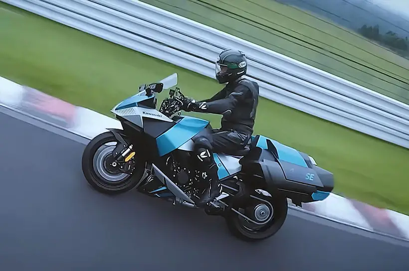 Kawasaki ICE Motorcycle Runs On Hydrogen