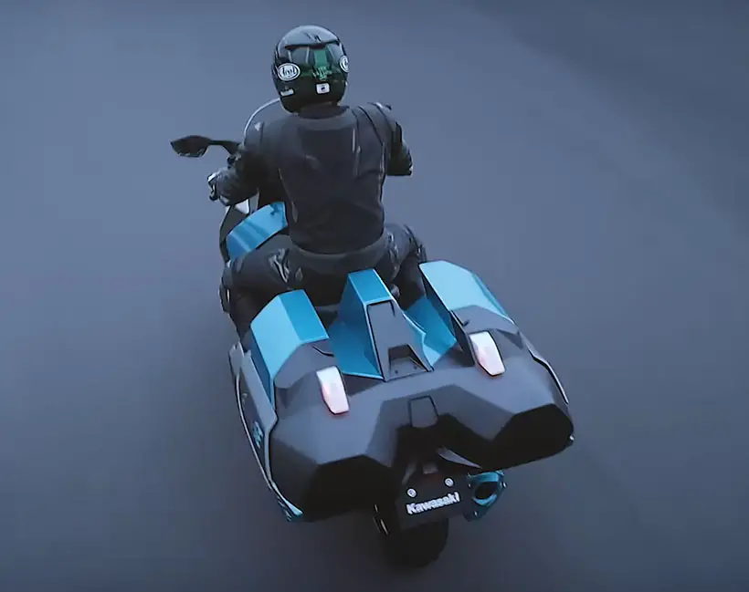 Kawasaki ICE Motorcycle Runs On Hydrogen