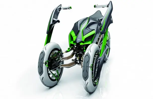 Futuristic Kawasaki J Concept Bike