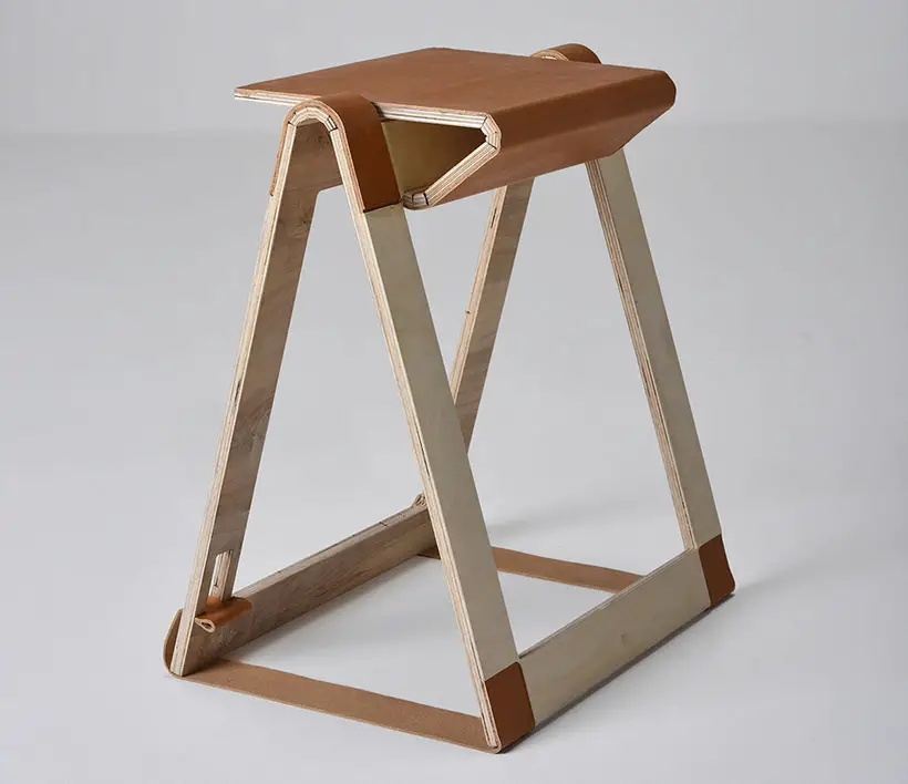 Kerf Folding Chair by Hamza Bavčić
