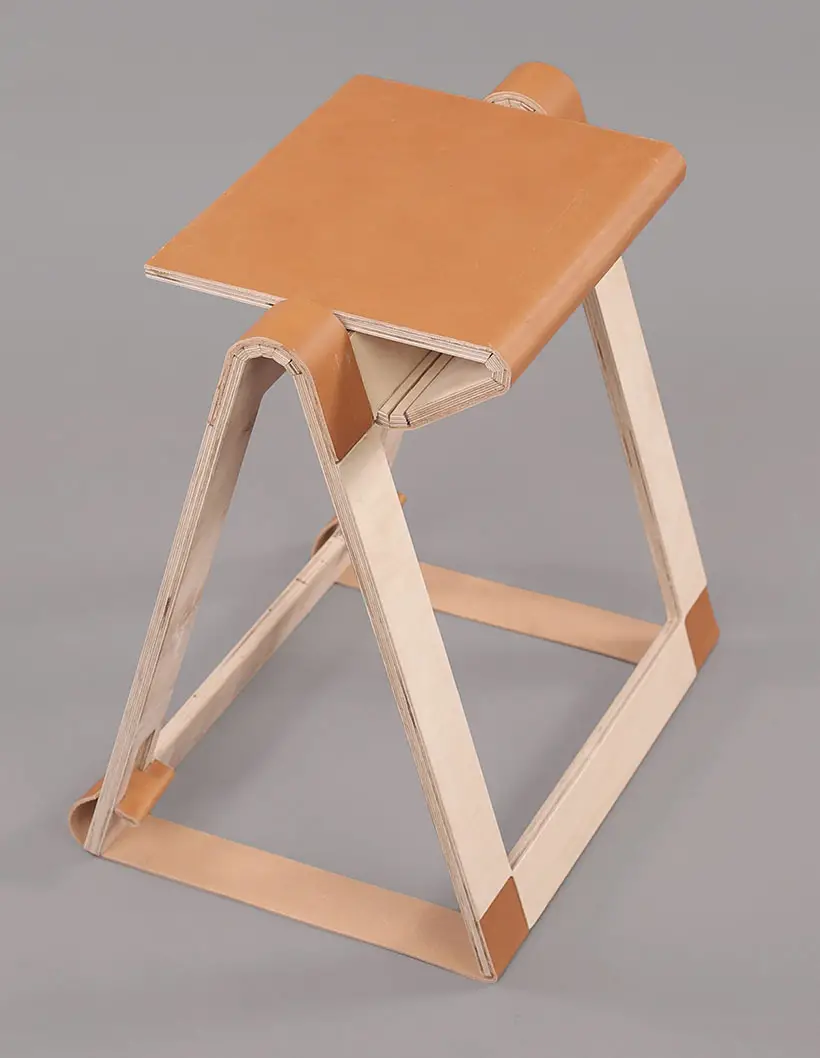 Kerf Folding Chair by Hamza Bavčić