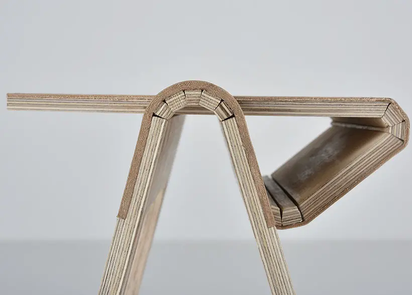 Kerf Folding Chair by Hamza Bavčić