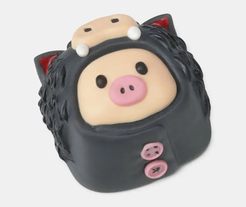 KeycapKust Piggy Boar Pajamas Artisan Keycap