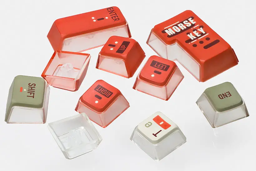 Keytok Morse Semi-Transparent Keycap Set