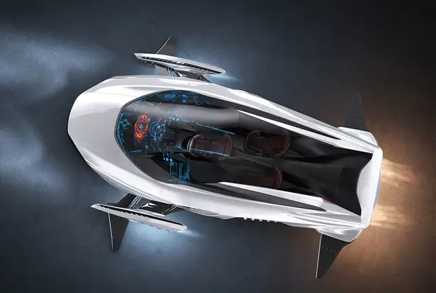 Kia Gerrida – Jet Hovercar Concept by Rene Gabrielli