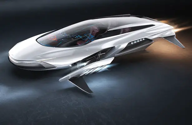 Kia Gerrida – Jet Hovercar Concept by Rene Gabrielli
