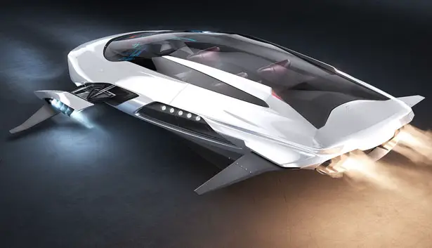 Kia Gerrida – Jet Hovercar Concept by Rene Gabrielli