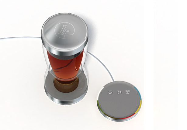 Kicker Tea Tumbler Concept Blends The Art of Making Tea With Technology
