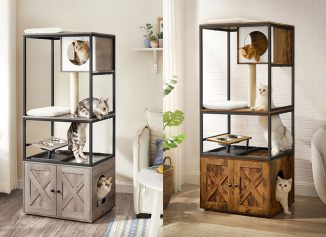 Modern, Industrial Style Kimmel Cat Condo from Archie & Oscar