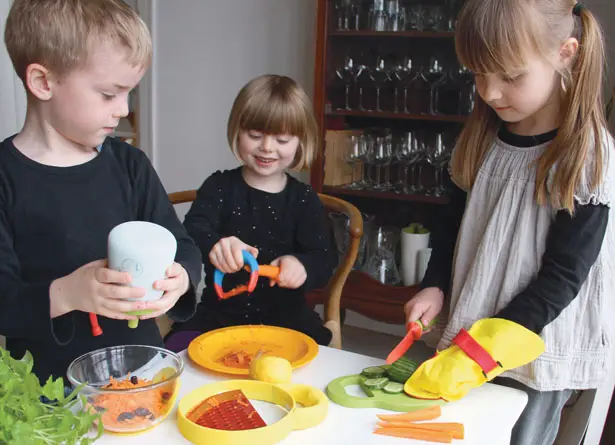 Kitchen Kids concept Kitchen Tools for Children