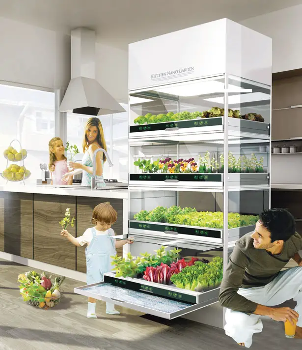 Kitchen Nano Garden Serves Excellent Way To Grow Your Own Vegetables