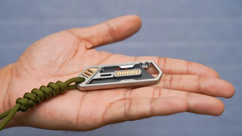 Kiwi Titanium Keychain Utility Knife